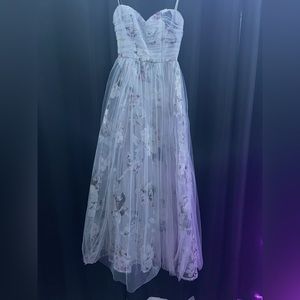 fashion nova gray mystic desire floral maxi dress